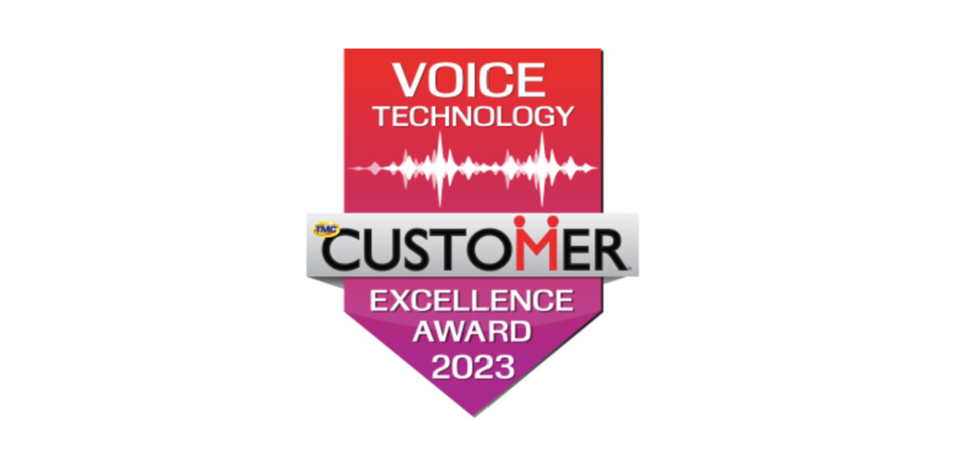 2023 Voice Technology Excellence Award by TMCnet